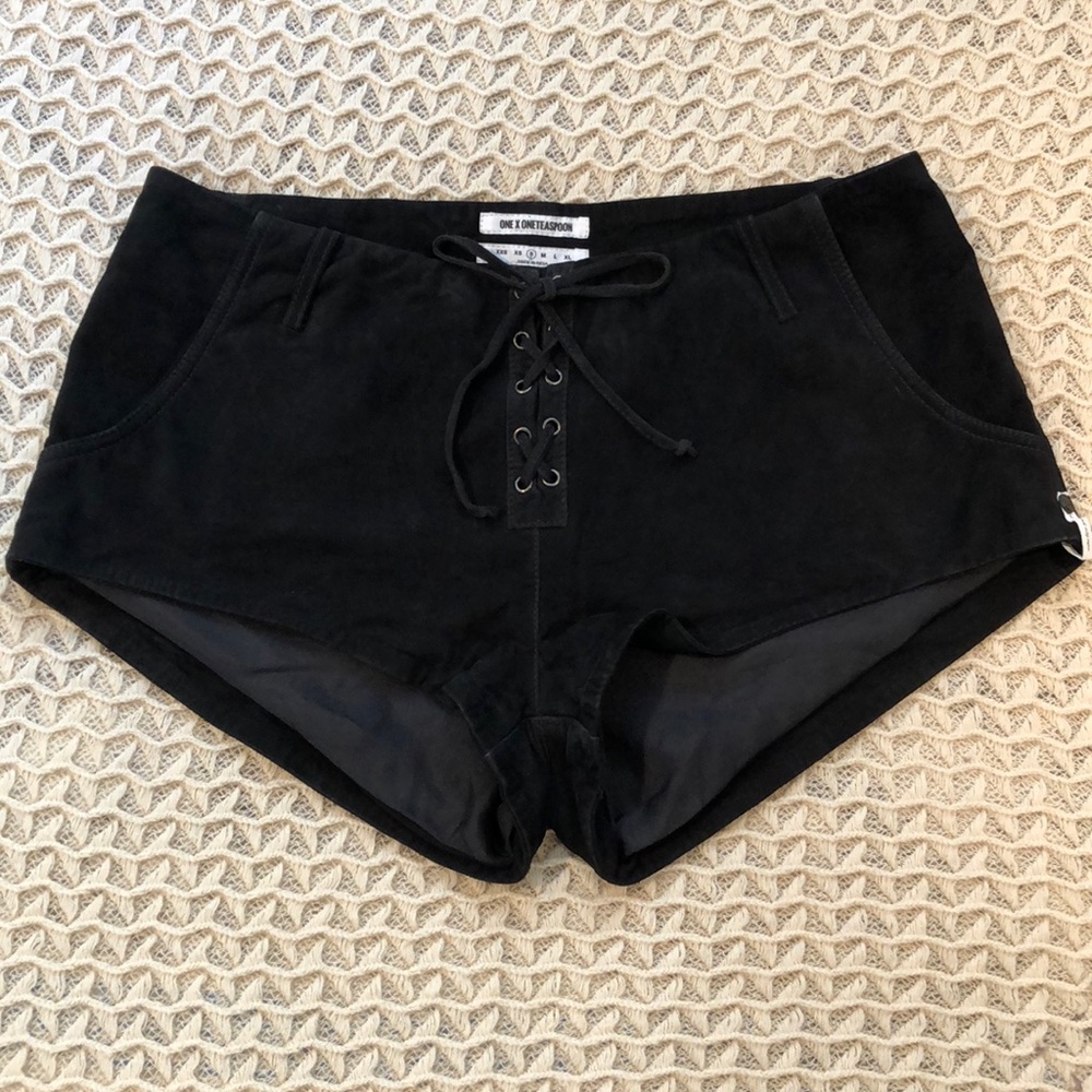 One Teaspoon Suede Montana 60S Shorts